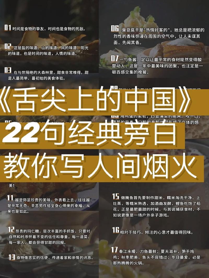 舌尖上的中国有哪些美食