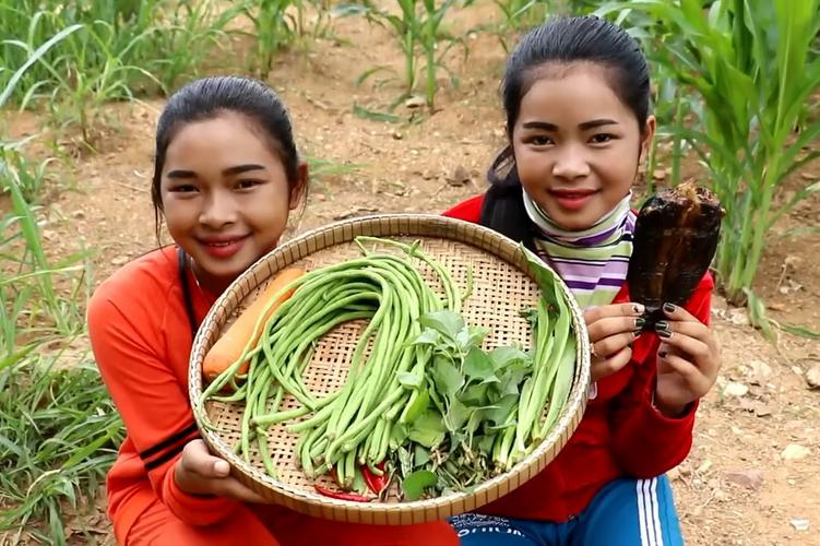 柬埔寨网红美女做美食