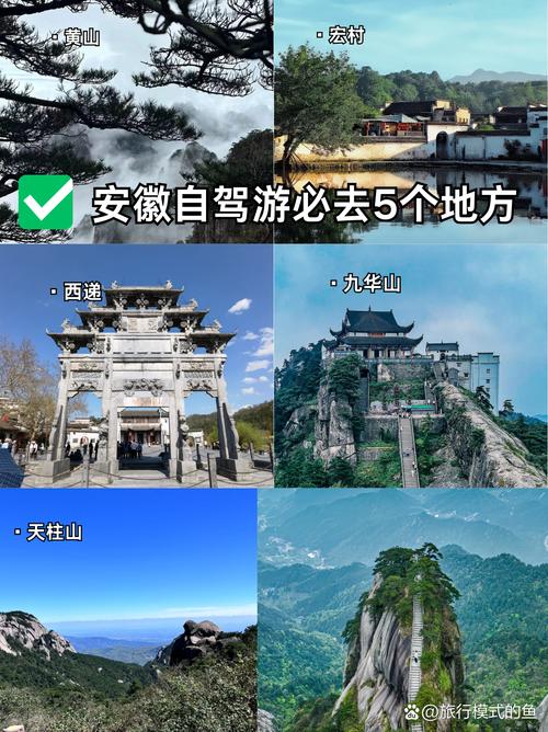 安徽省风景区旅游景点大全