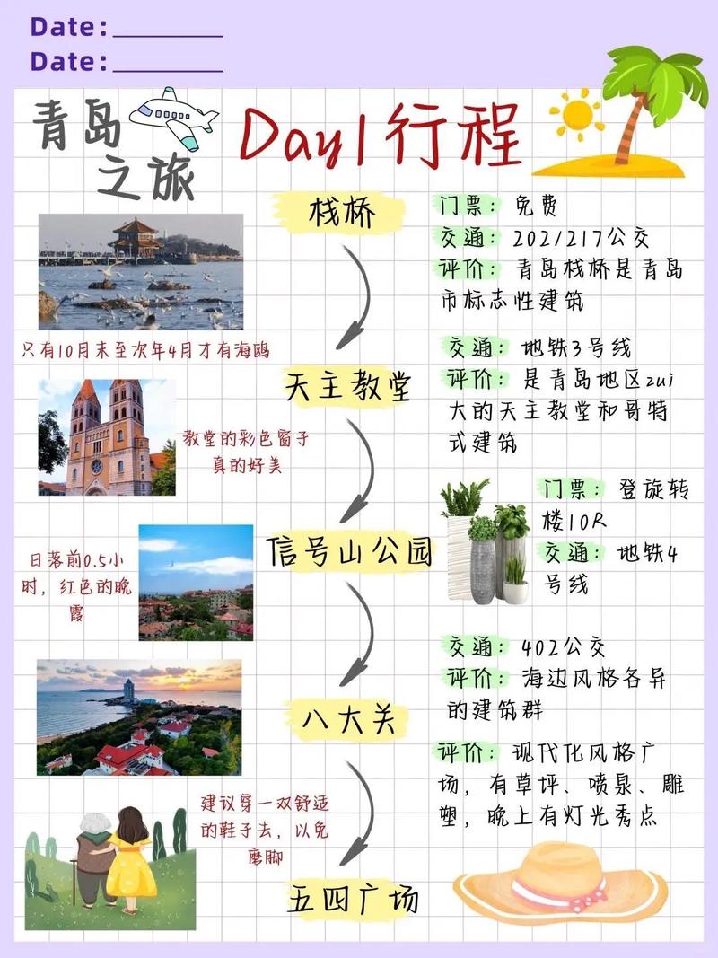 青岛旅游攻略自由行三天