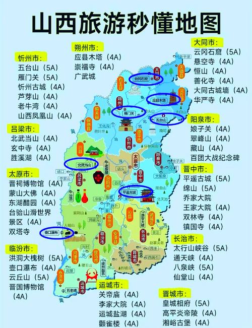 山西旅游景点大全排名靠前