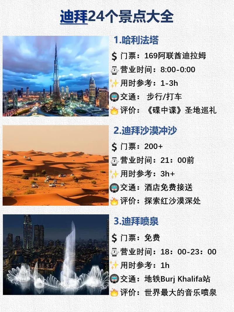 迪拜旅游攻略自由行攻略