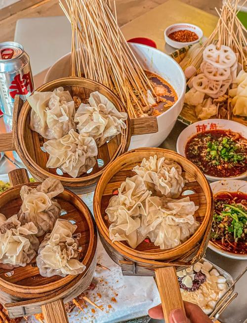 乐山老公园附近的美食