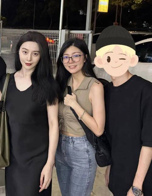 范冰冰合影的西安美食