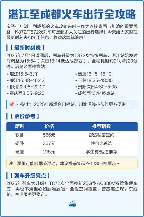 成都到湛江自驾游攻略