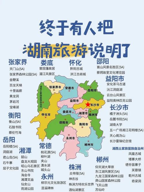 湖南风景区旅游景点排行