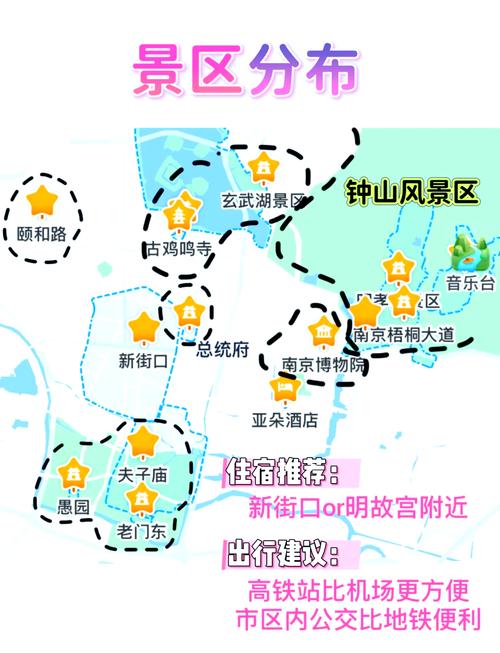 南京旅游景点地图分布图