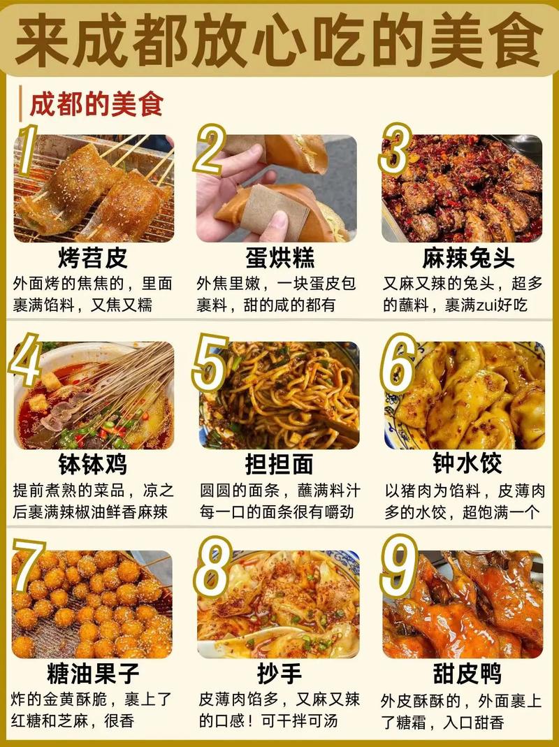 成都有什么美食小吃