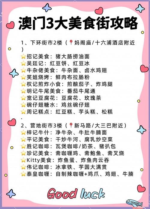 澳门美食攻略2025