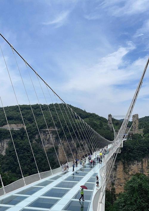 旅游景点张家界玻璃桥