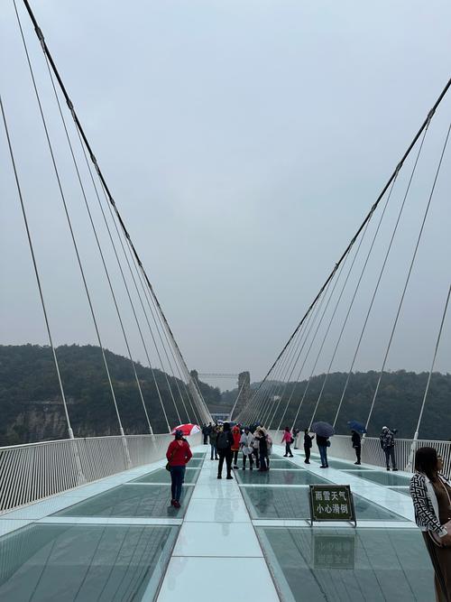 旅游景点张家界玻璃桥